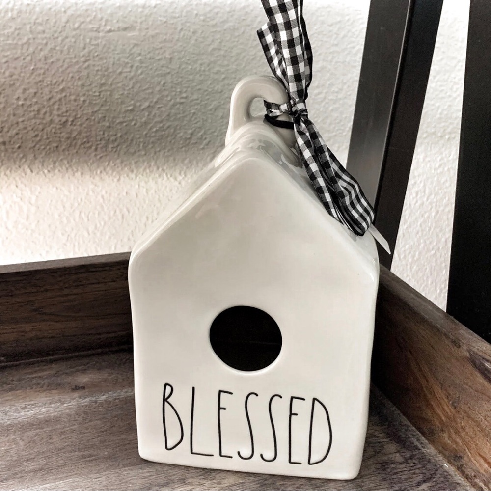 Rae Dunn Blessed Birdhouse NEW